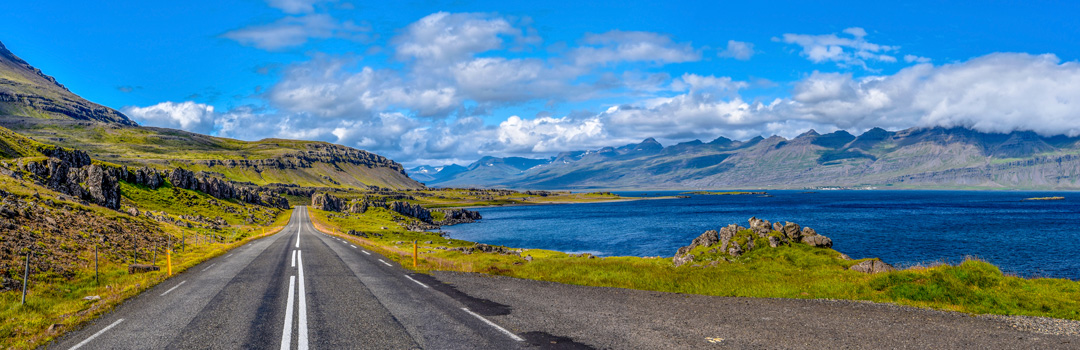 Ring Road in Eastern Iceland.