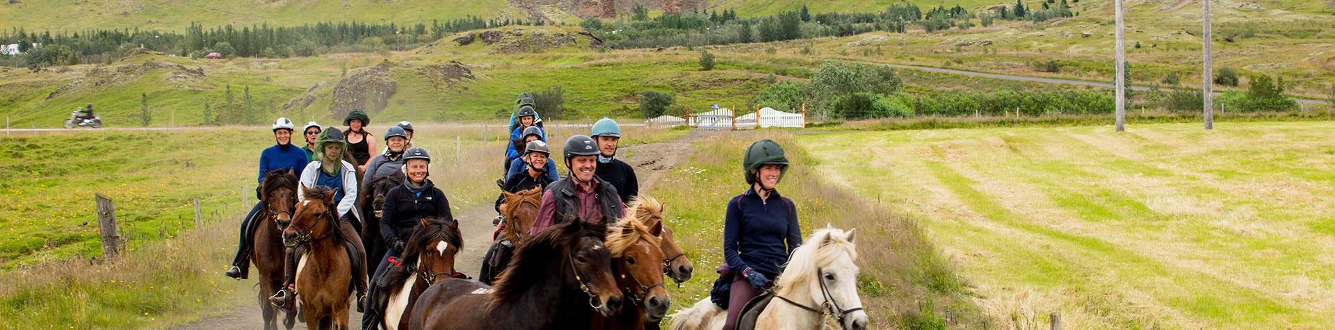 Riding & Gullfoss, Geysir and Thingvellir