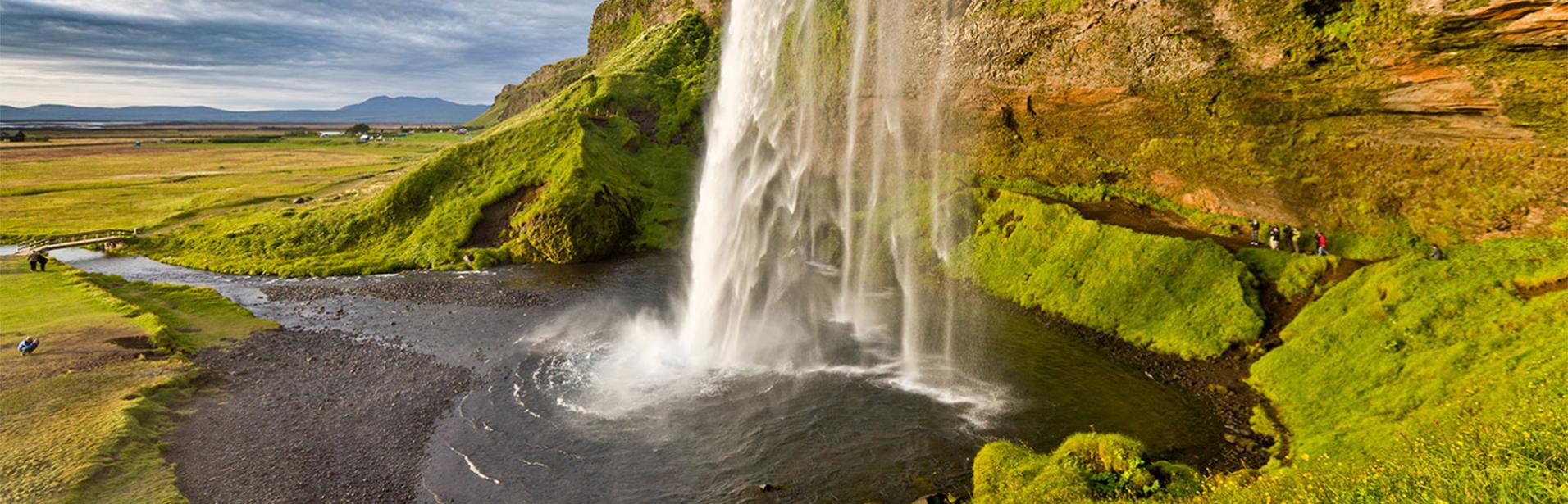 vattenfall, seljalandsfoss, sydkusten, island